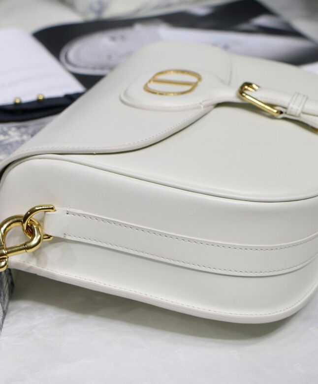 Christian Dior Large Dior Bobby Bag White